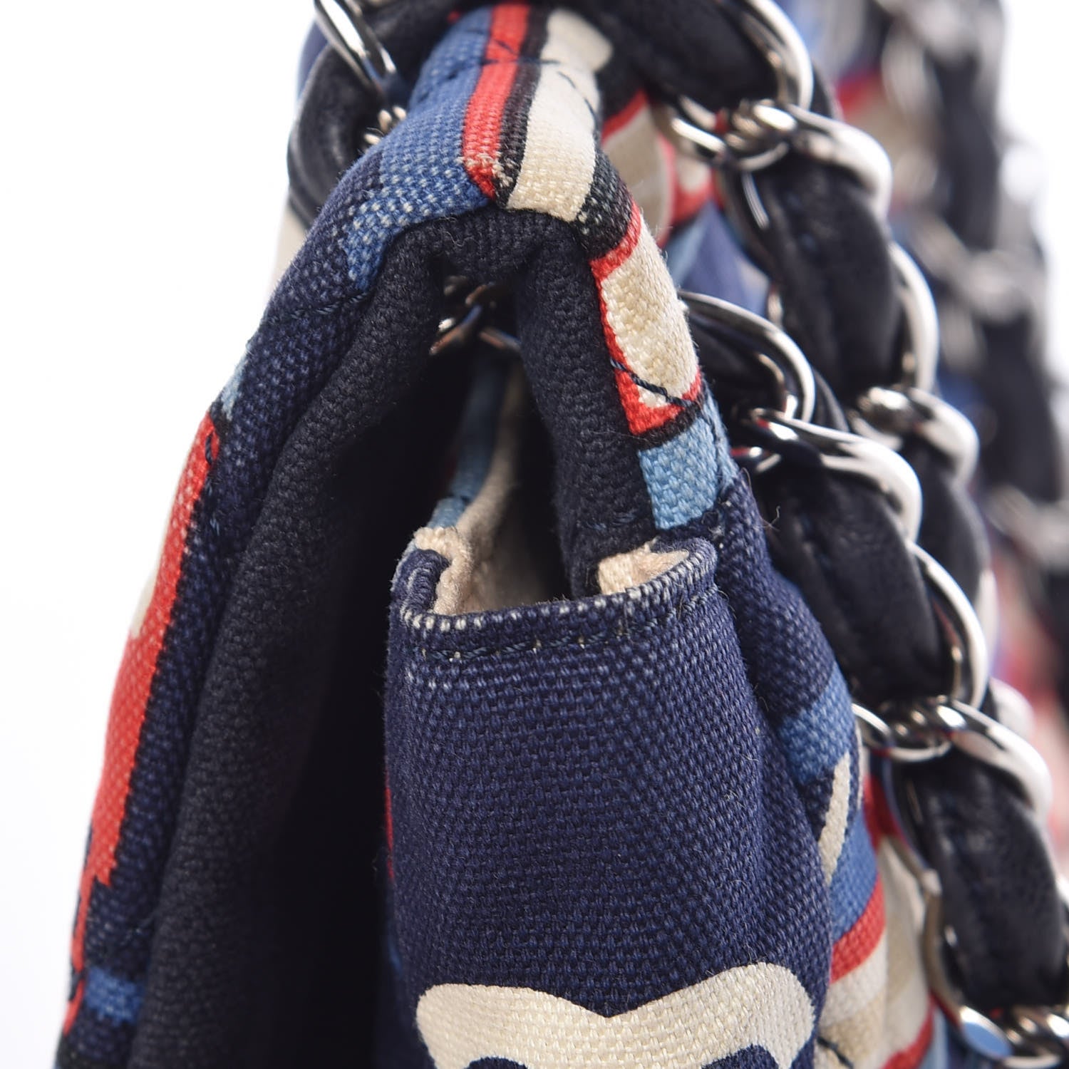 Chanel Canvas Le Train Medium Flap 10 of 10