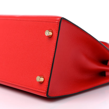 Hermes Epsom Kelly Sellier 28 Rouge de Coeur 9 of 9