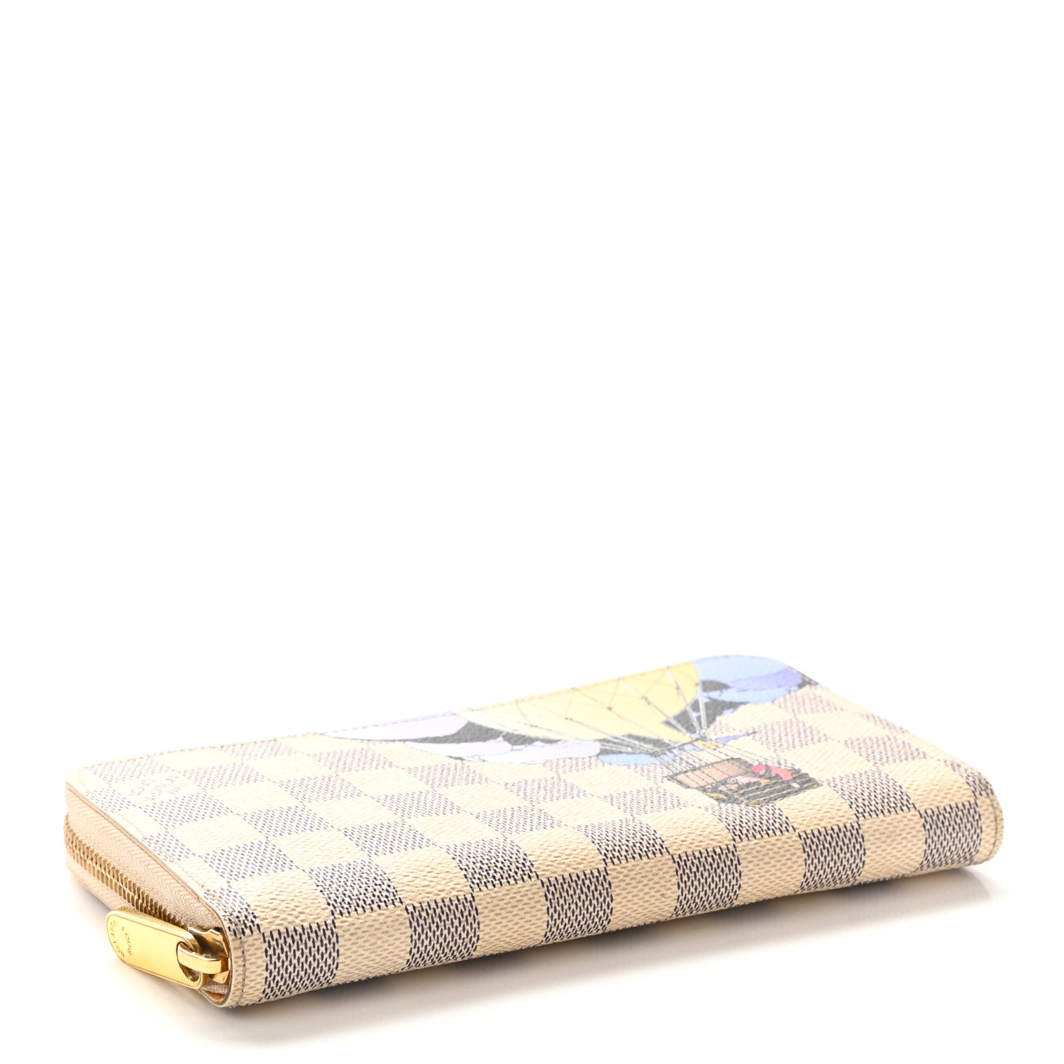 Louis Vuitton Damier Azur Illustre Zippy Wallet 4 of 10
