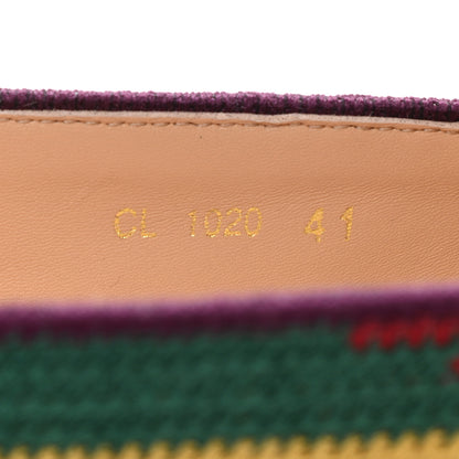 Christian Dior Cotton Embroidered Patchwork Granville Espadrille 41 Multicolor 8 of 8