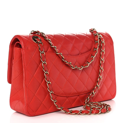 Chanel Lambskin Quilted Medium Double Flap Red 3 of 11