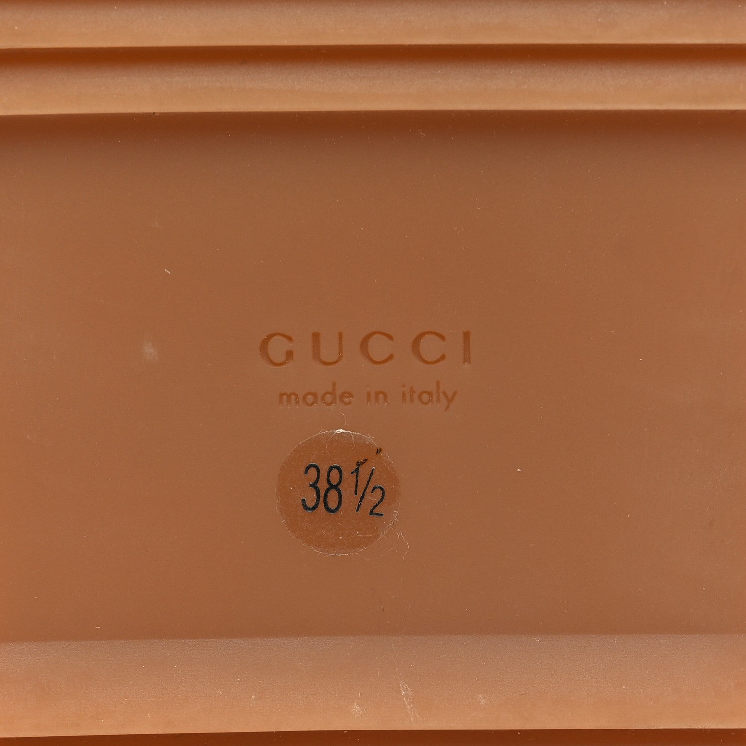 Gucci New Denim GG Monogram Angelina Platform 55mm Slide Sandals 38.5 Blue 7 of 8