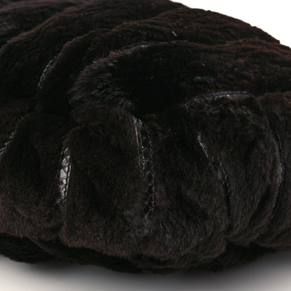 Jimmy Choo Mink Fur Snakeskin Hobo Brown 8 of 13