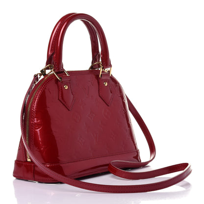 Louis Vuitton Vernis Alma BB Pomme D'Amour 2 of 11