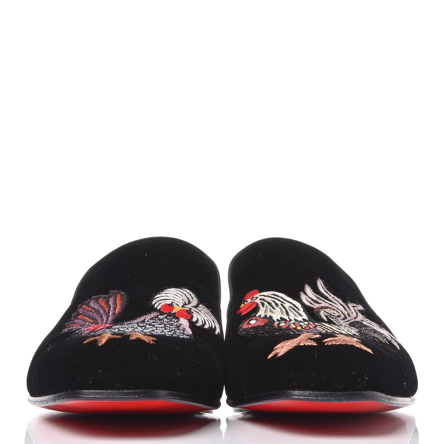 Christian Louboutin Velvet Mens Champgillon Flat Loafer 41 Black 2 of 13