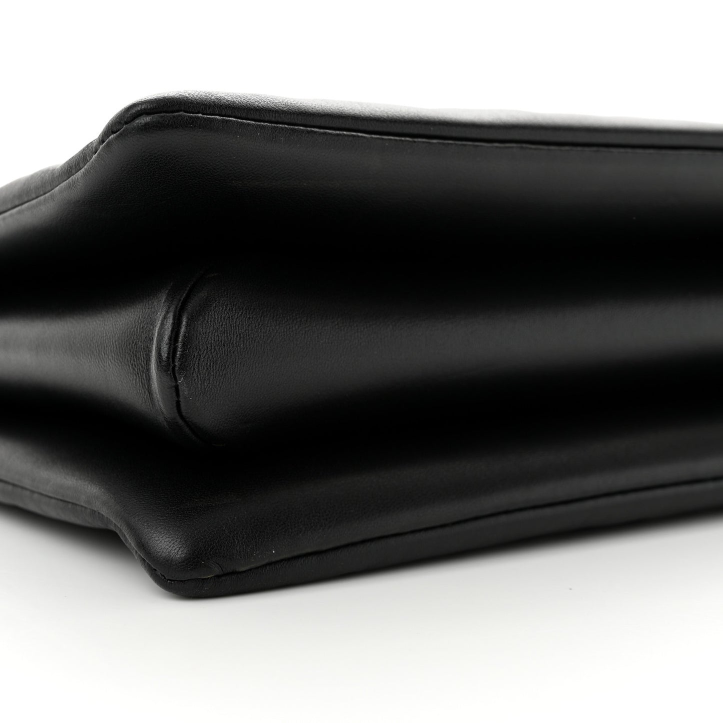 LOUIS VUITTON Lambskin Embossed Monogram Coussin MM Black