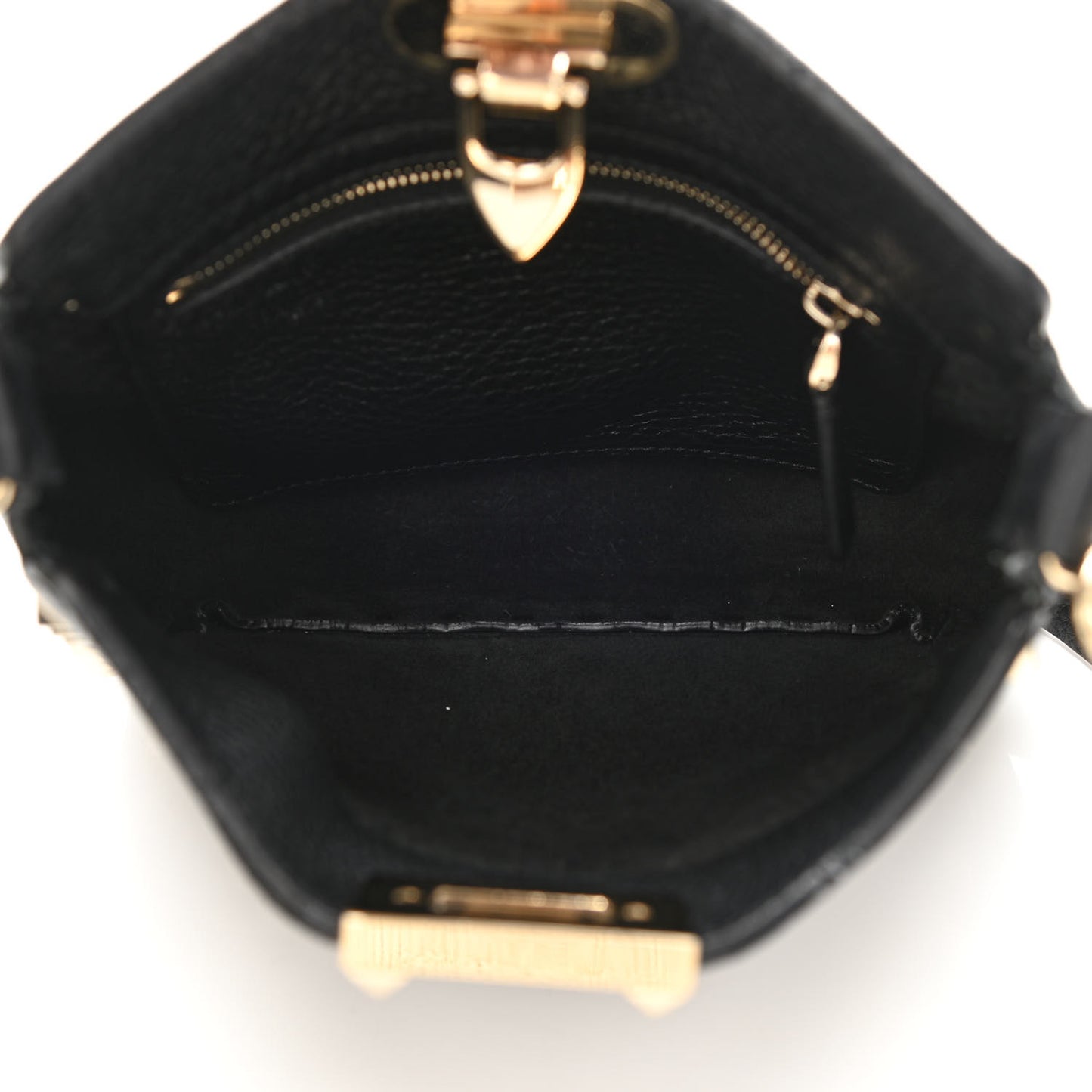 Pebbled Calfskin Mini Rockstud Flip-Lock Messenger Bag Black