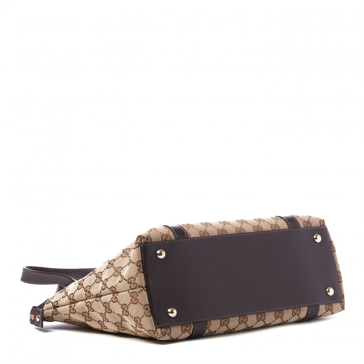 Gucci Monogram Medium Abbey Tote Dark Brown 3 of 8