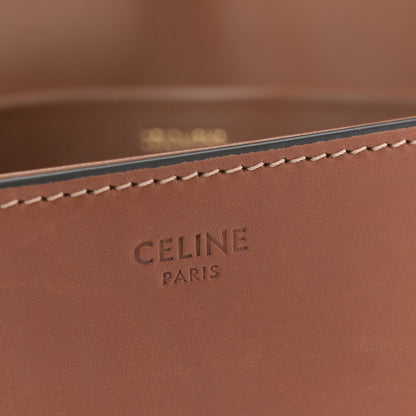 Celine Shiny Calfskin Triomphe Shoulder Bag Tan 6 of 11