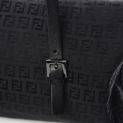 Fendi Zucchino Shoulder Bag Black 15 of 15
