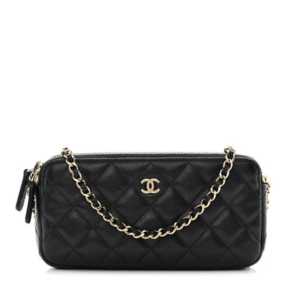 Chanel Caviar Quilted Small Clutch With Chain Black 1 of 16