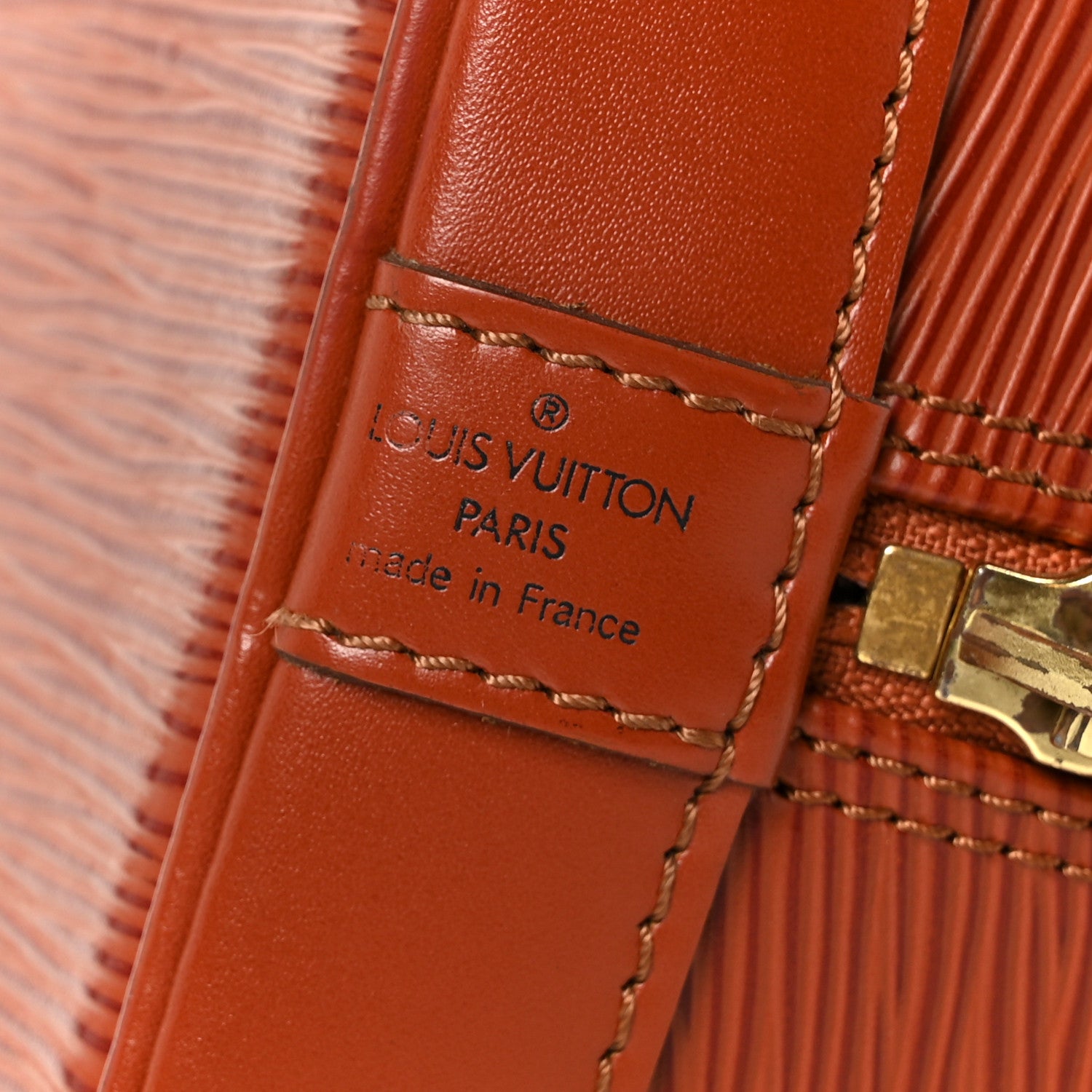 Louis Vuitton Epi Alma PM Kenyan Fawn 7 of 11