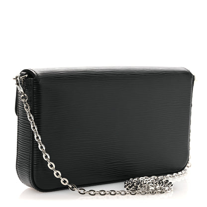 Louis Vuitton Epi Pochette Felicie Black 4 of 10