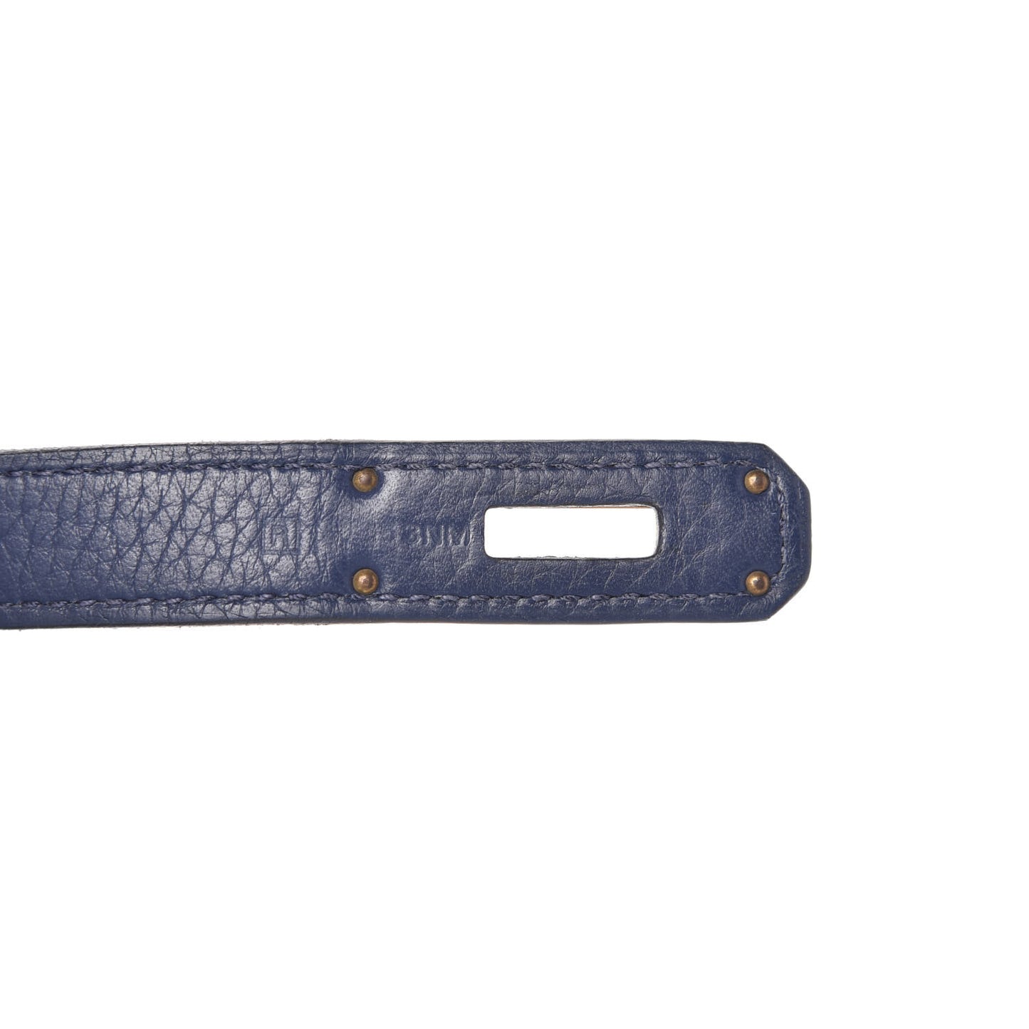 Taurillon Clemence Birkin 35 Bleu Saphir