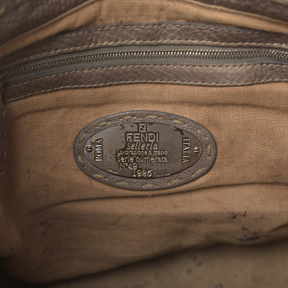Fendi Cuoio Romano Selleria Small Villa Borghese Tote Peltro 6 of 19