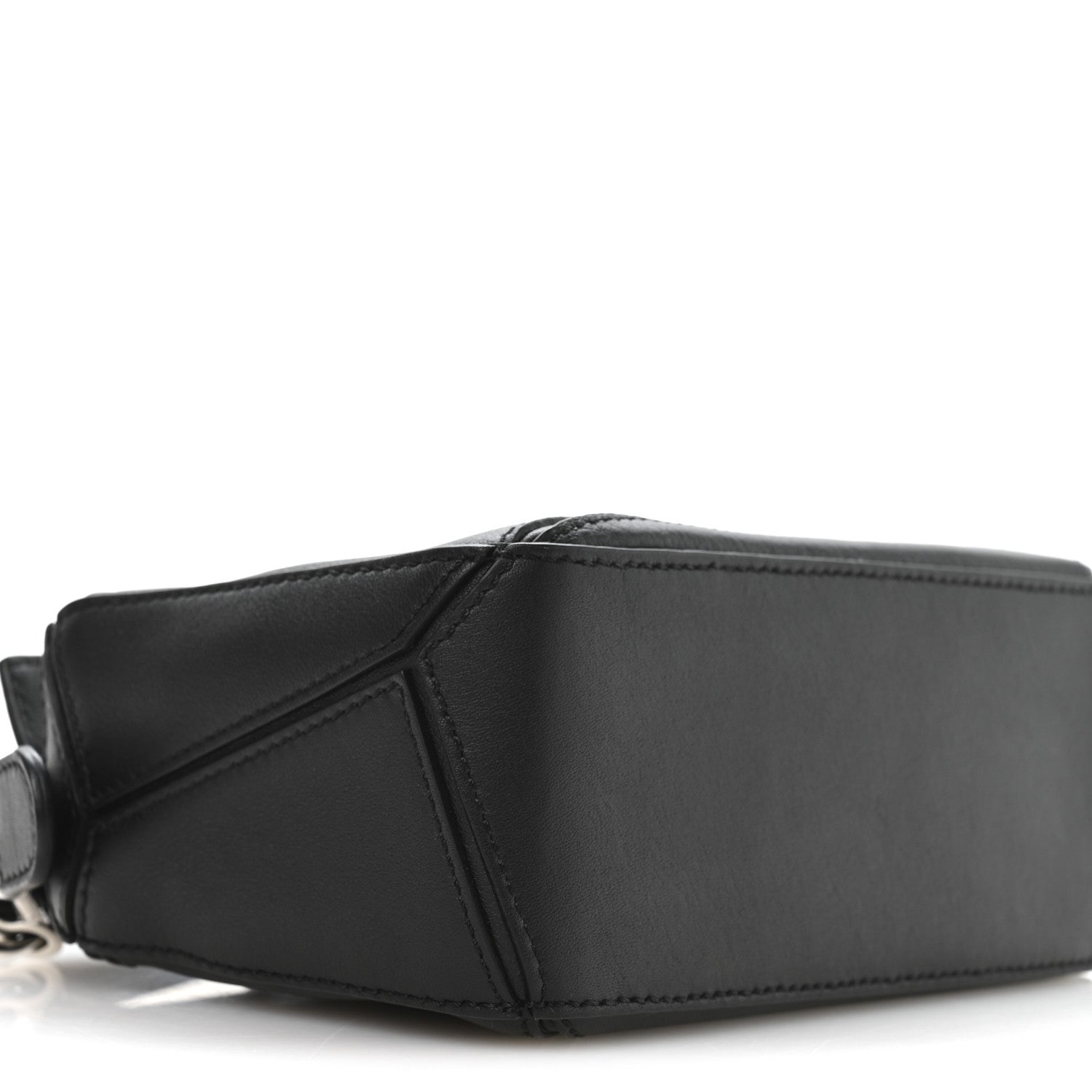 Loewe Calfskin LED Mini Puzzle Bag Black 10 of 12