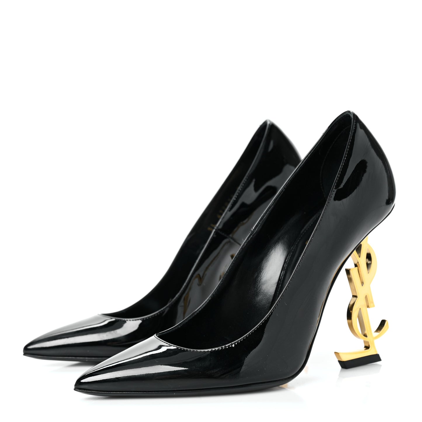 Patent Opyum 110 Pumps 36.5 Black Gold