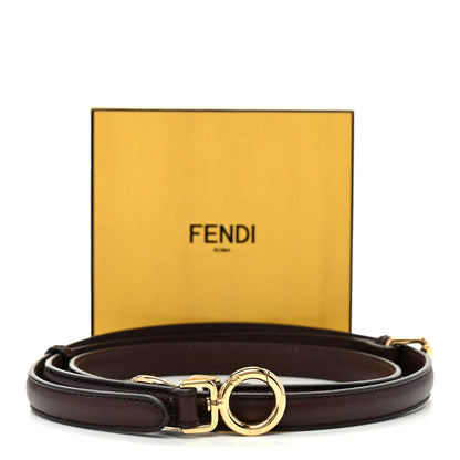 Fendi Calfskin Adjustable Peekaboo Strap Brown 4 of 4