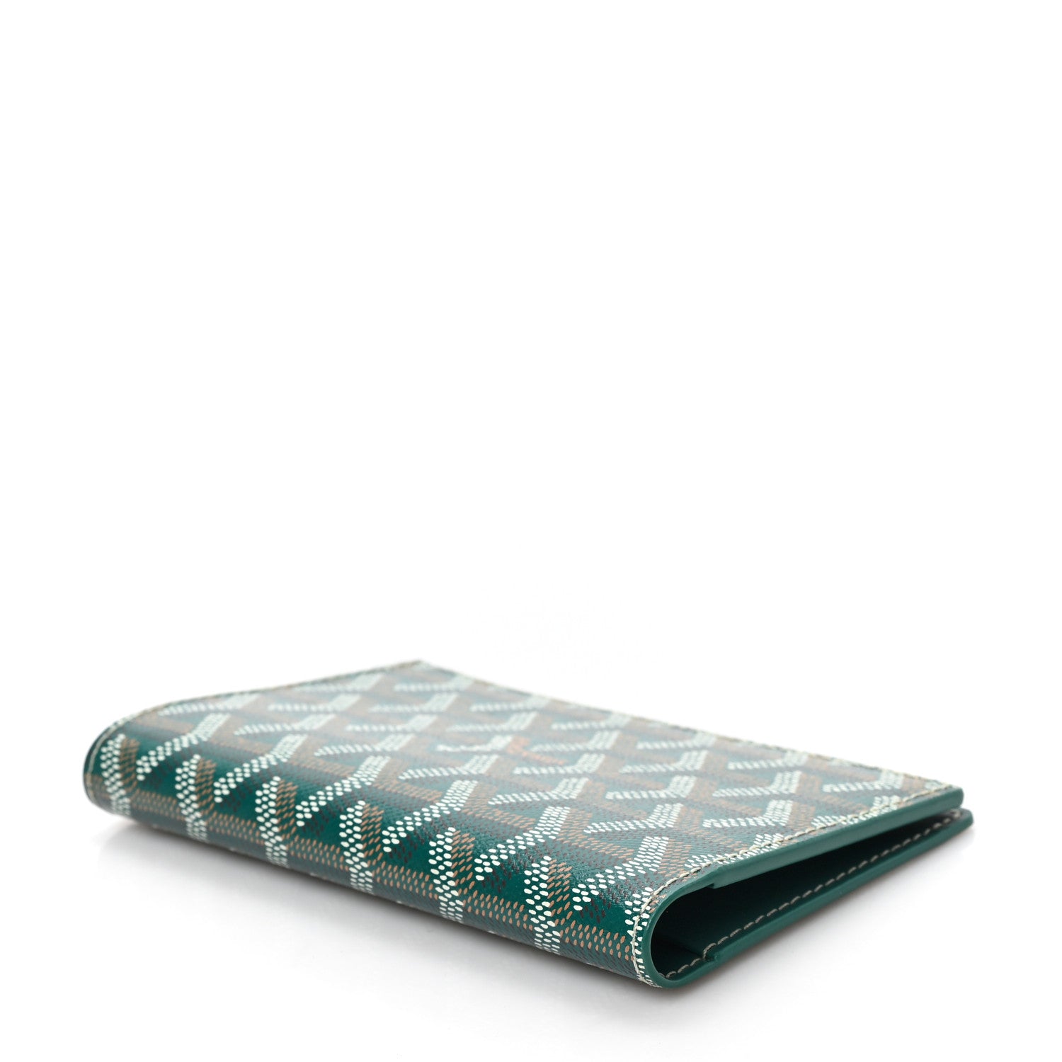 Goyard Goyardine Passport Wallet Green 4 of 6