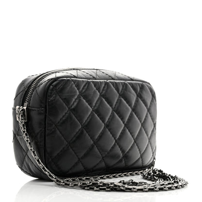 Chanel Aged Calfskin Quilted Mini Reissue Camera Case Black 3 of 10