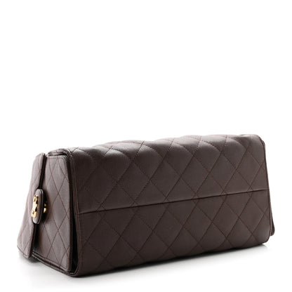 Chanel Caviar Quilted Small Chanel 25 Handbag Dark Brown 4 of 11