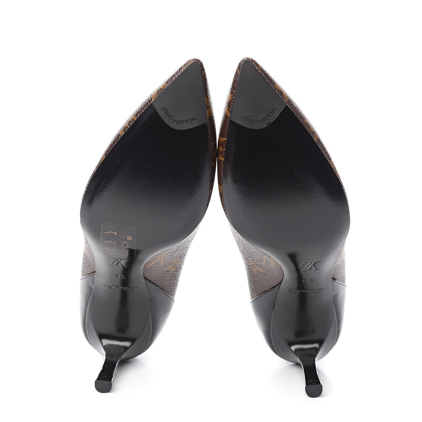 Monogram Cherie Pumps 36 Black
