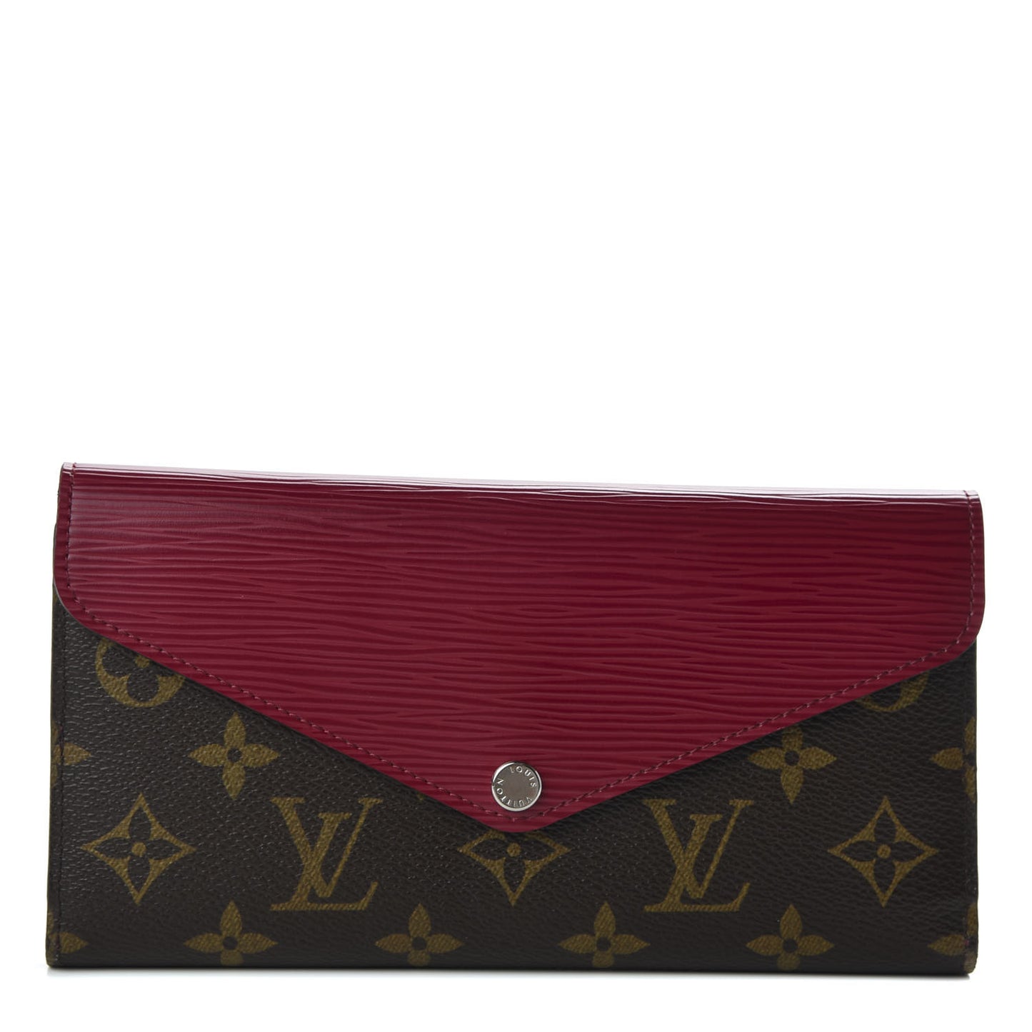 Monogram Epi Marie-Lou Long Wallet Fuchsia