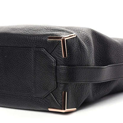 Alexander Wang Pebbled Calfskin Prisma Skeletal Hobo Black Rose Gold Hardware 8 of 9