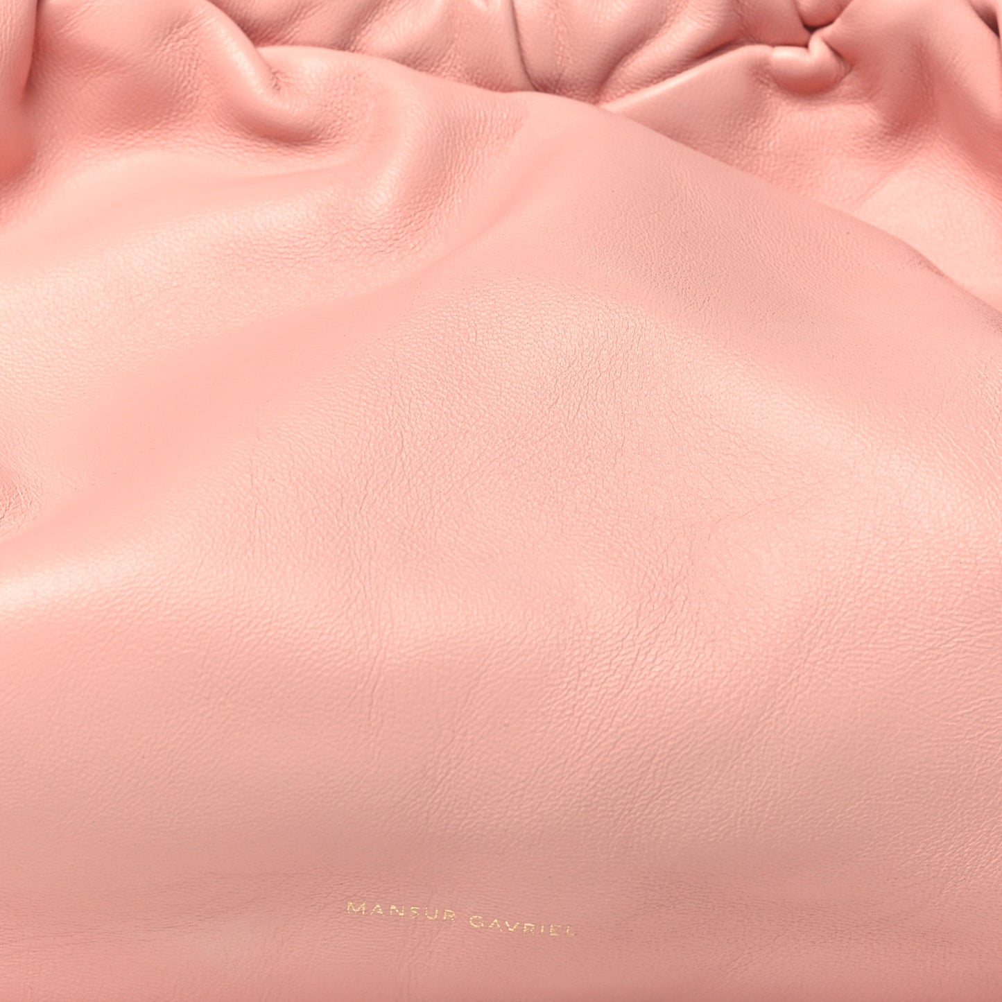 Lambskin Cloud Clutch  Rosa Blush