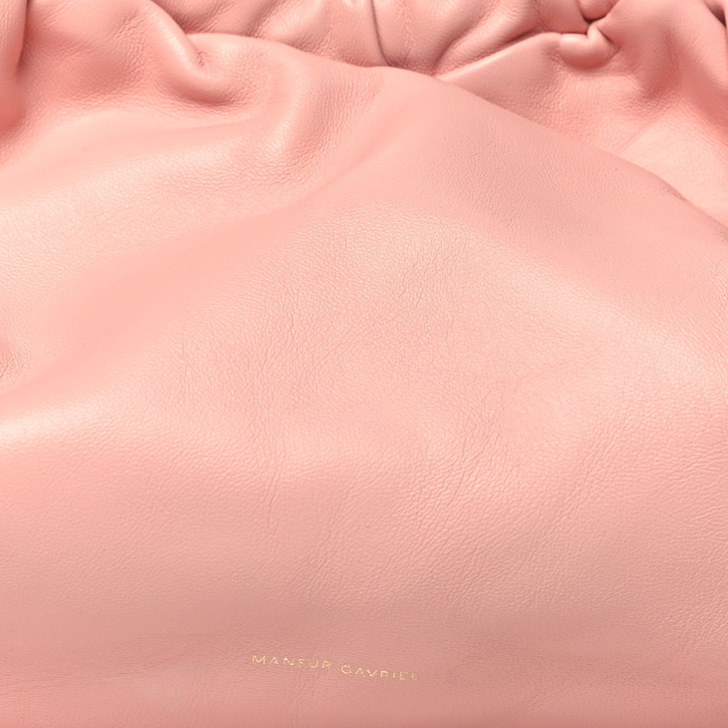 Mansur Gavriel Lambskin Cloud Clutch  Rosa Blush 7 of 9