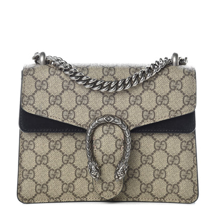 Gucci GG Supreme Monogram Mini Dionysus Shoulder Bag Black 1 of 11