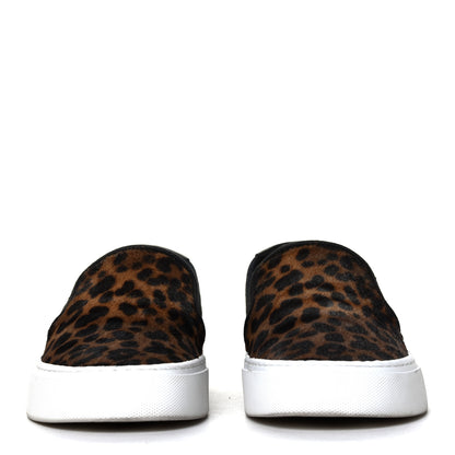 Saint Laurent Canvas Pony Spots Print Moon Plus Venice Slip On Sneakers 36.5 Natural Black 3 of 12