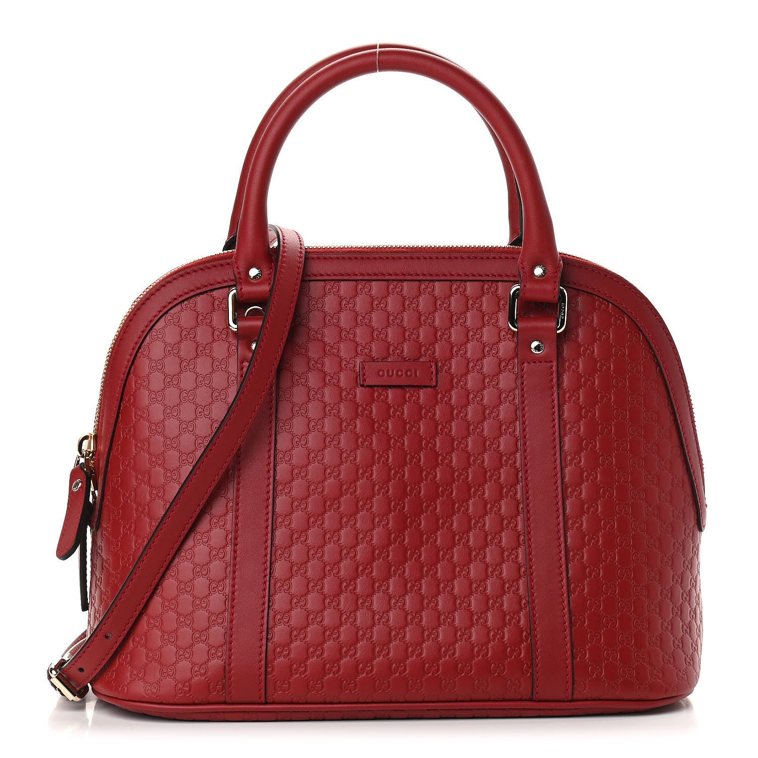 Gucci Microguccissima Medium Dome Bag Red 1 of 9