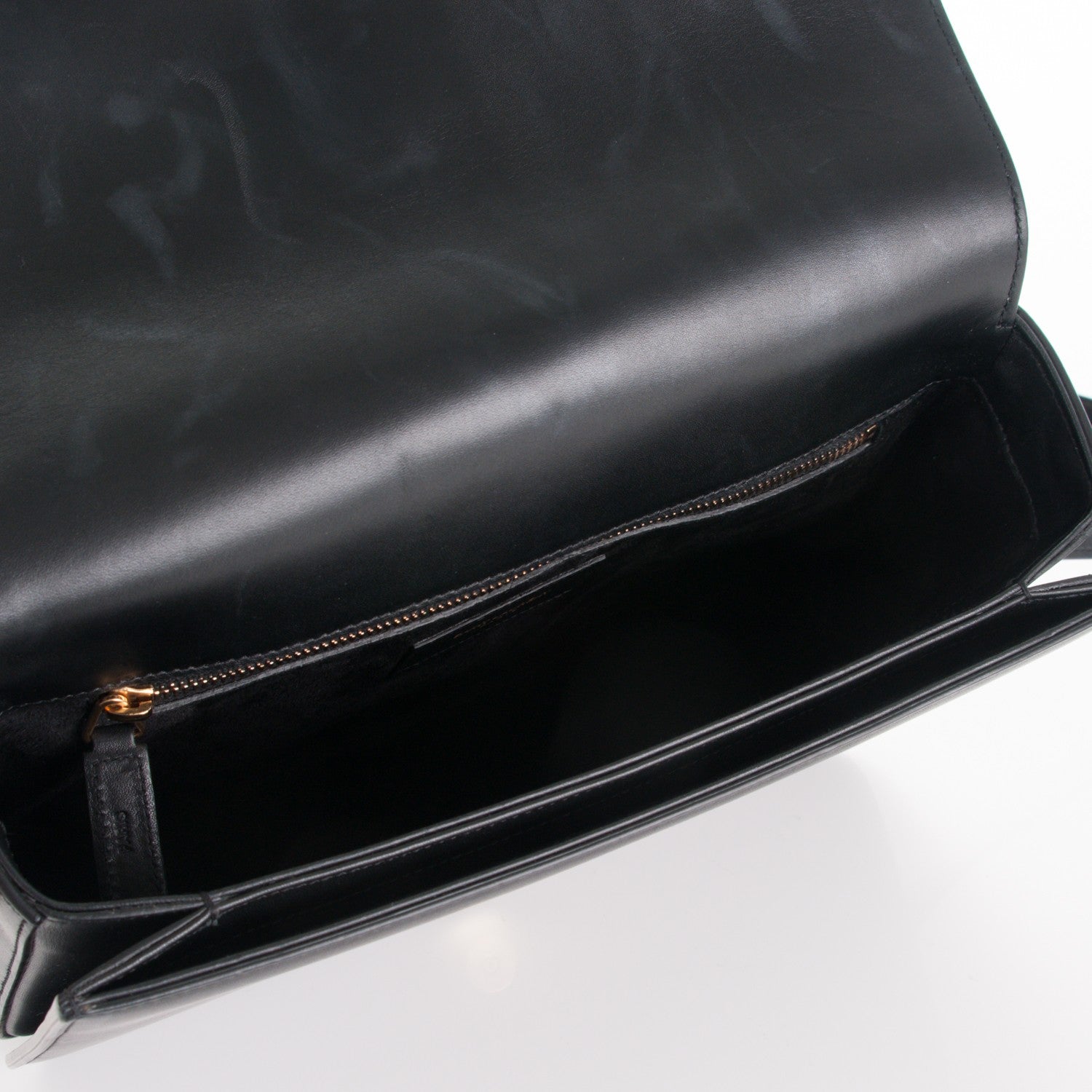 Saint Laurent Smooth Calfskin Medium Classic Monogram Universite Bag Black 5 of 6