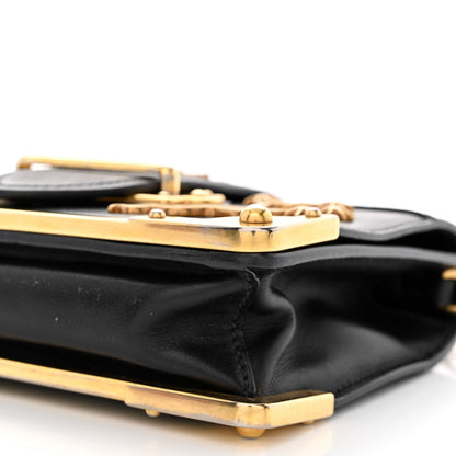 Prada City Calf Saffiano Cahier Astrology Bag Black 11 of 11