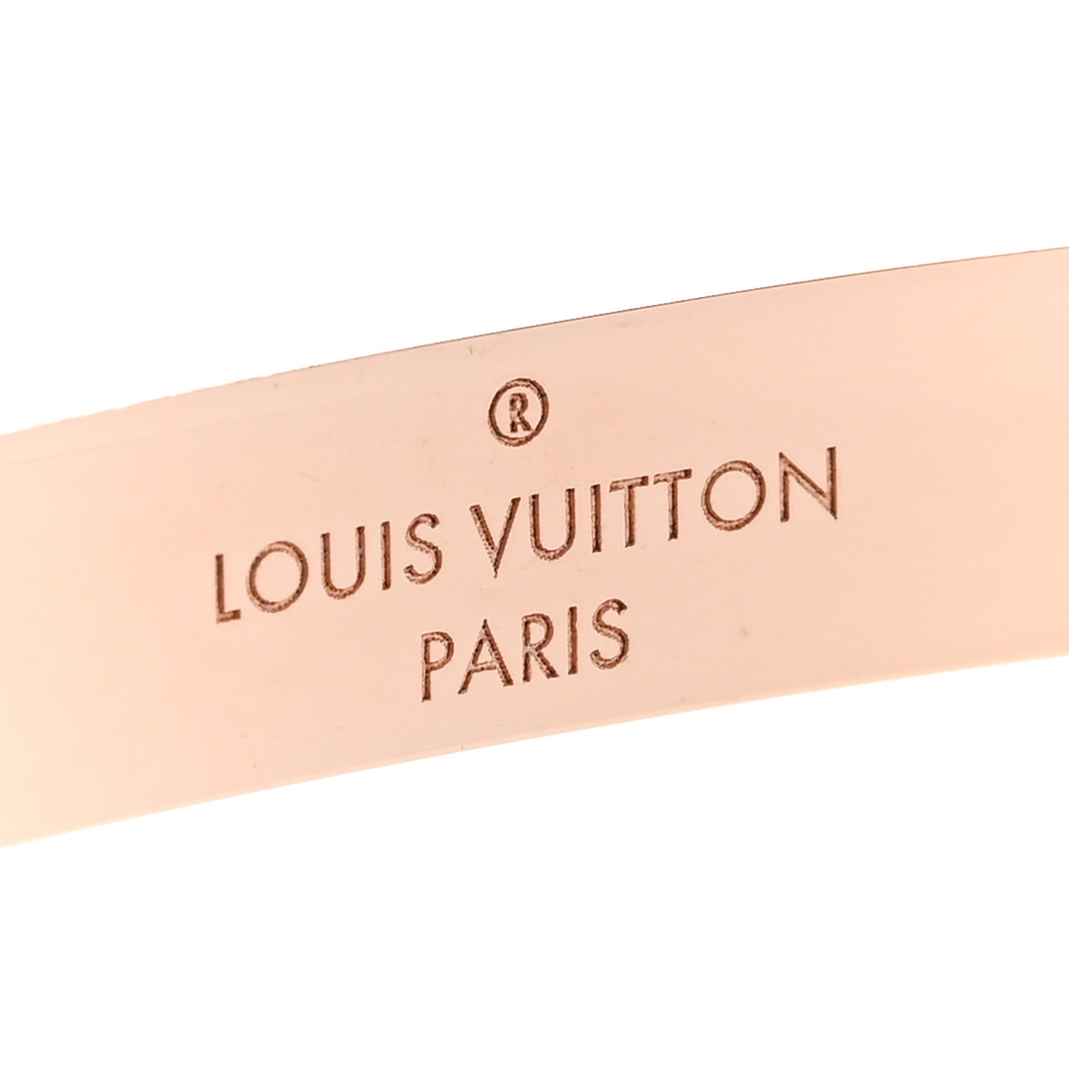 Louis Vuitton Nanogram Hoop Earrings Pink Gold 4 of 6