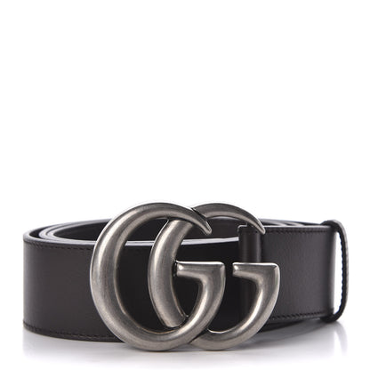 Gucci Moon Calfskin Nickel Double G 40mm Belt 100 40 Dark Cocoa 1 of 5