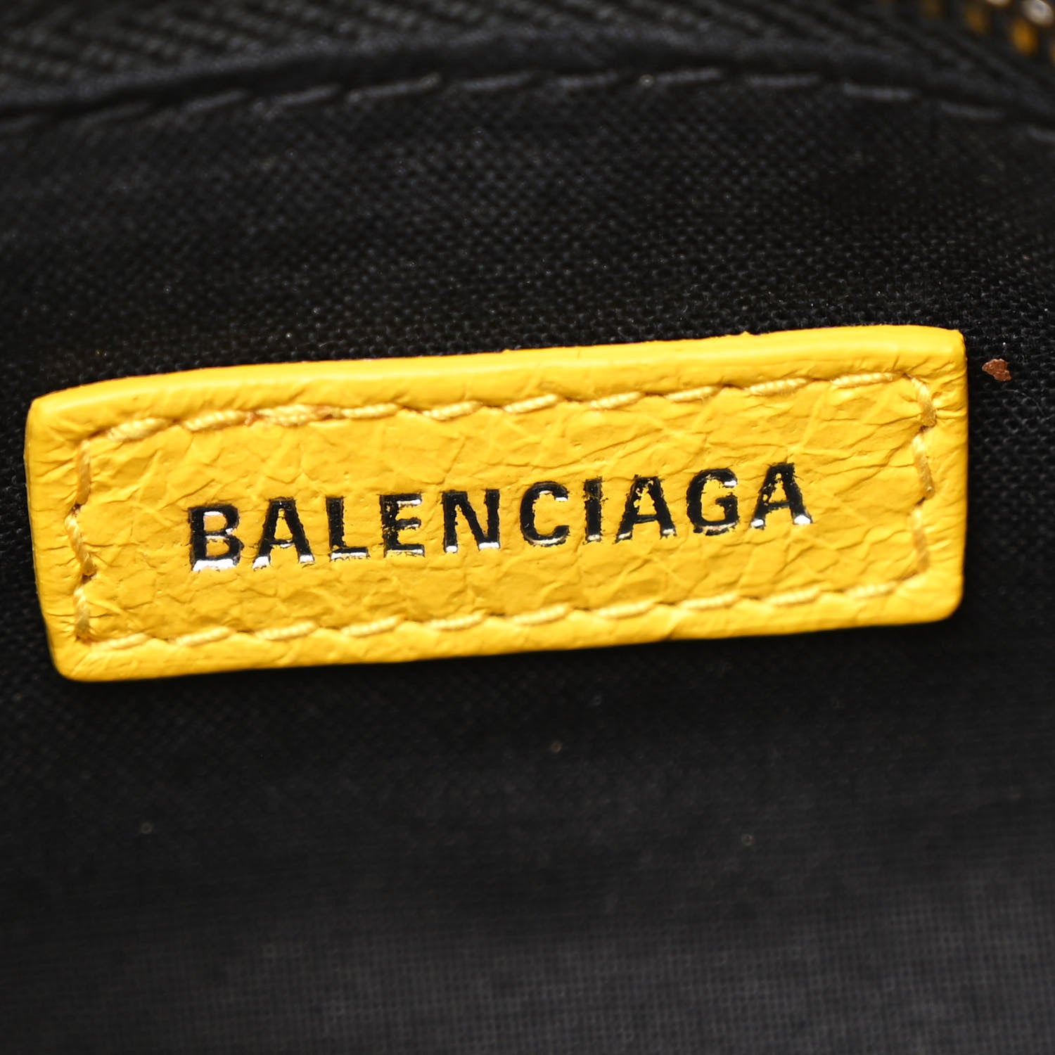 Balenciaga Agneau Classic Hardware Mini City Yellow 7 of 12