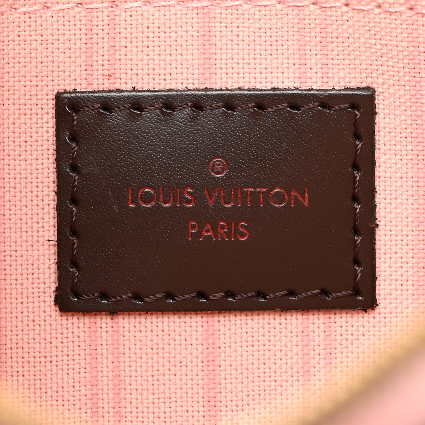 Damier Ebene Neverfull MM GM Pochette Rose Ballerine