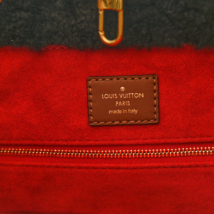Louis Vuitton Shearling Monogram Giant Teddy Onthego GM Black White 6 of 9