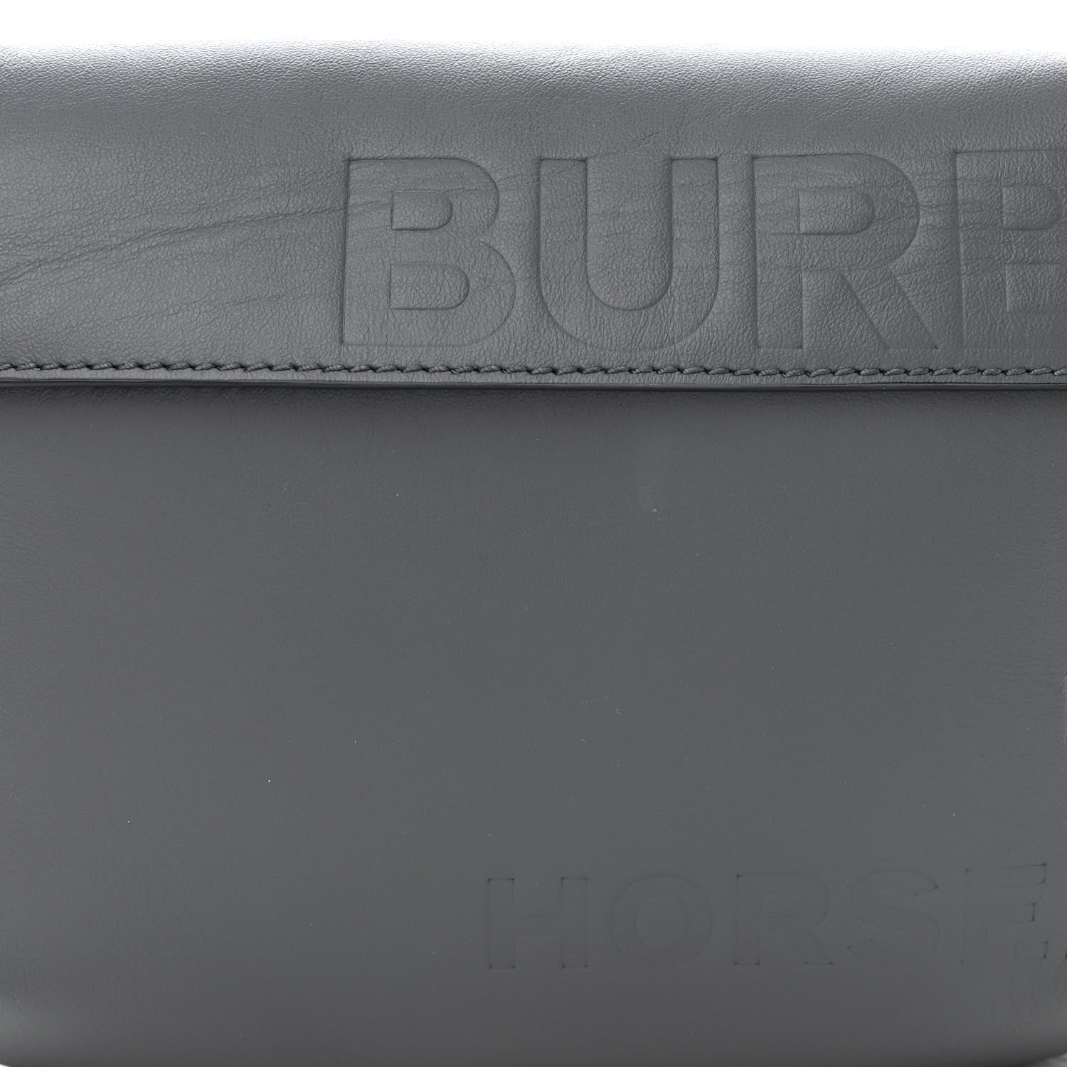 Burberry Calfskin Horseferry Print Medium Sonny Bum Bag Dark Ash Grey 8 of 11