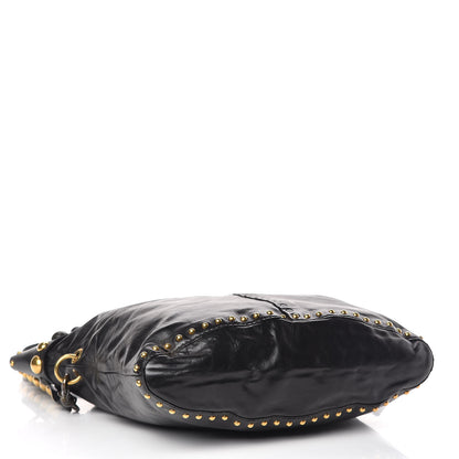 Gucci Calfskin Large Babouska Tote Black 4 of 10