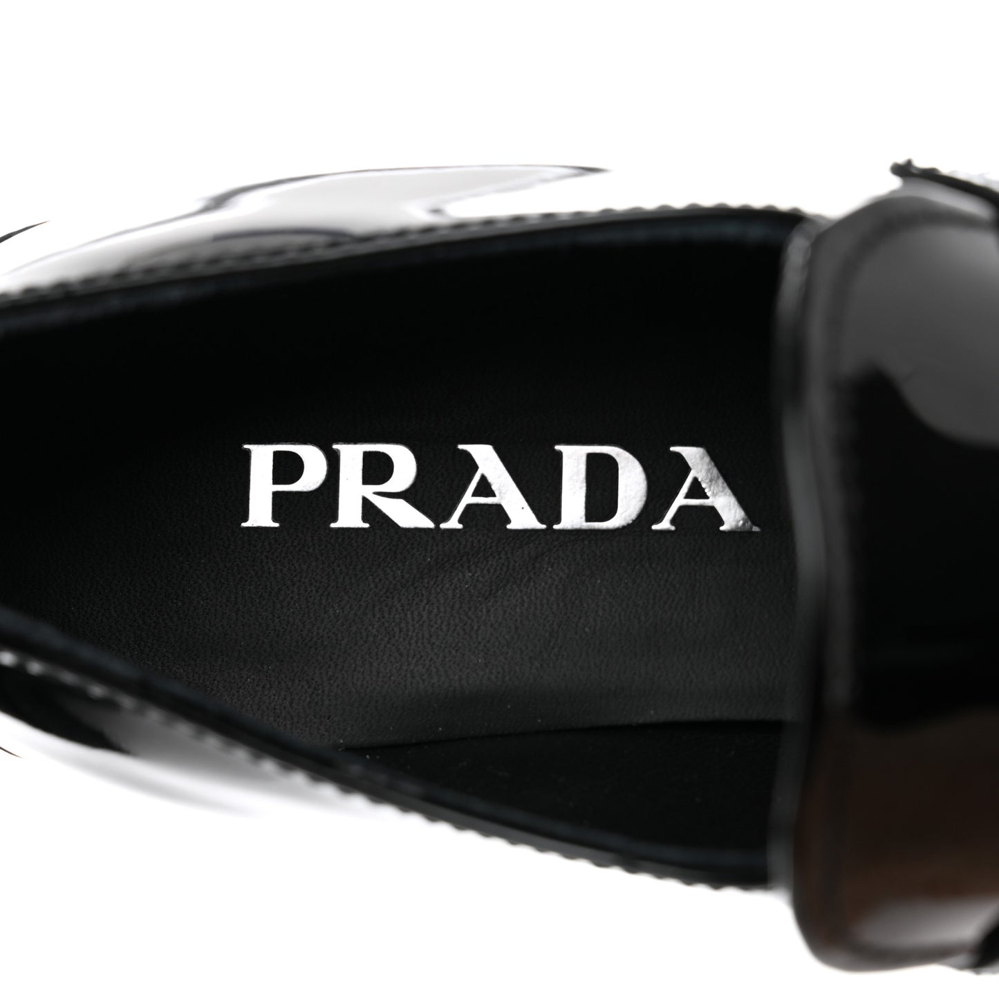 Vernice Triangle 25mm Loafers 35 Black