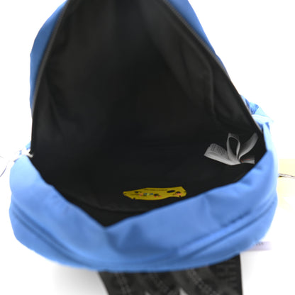 Off-White Canvas Rounded Logo Mini Backpack Blue 5 of 9