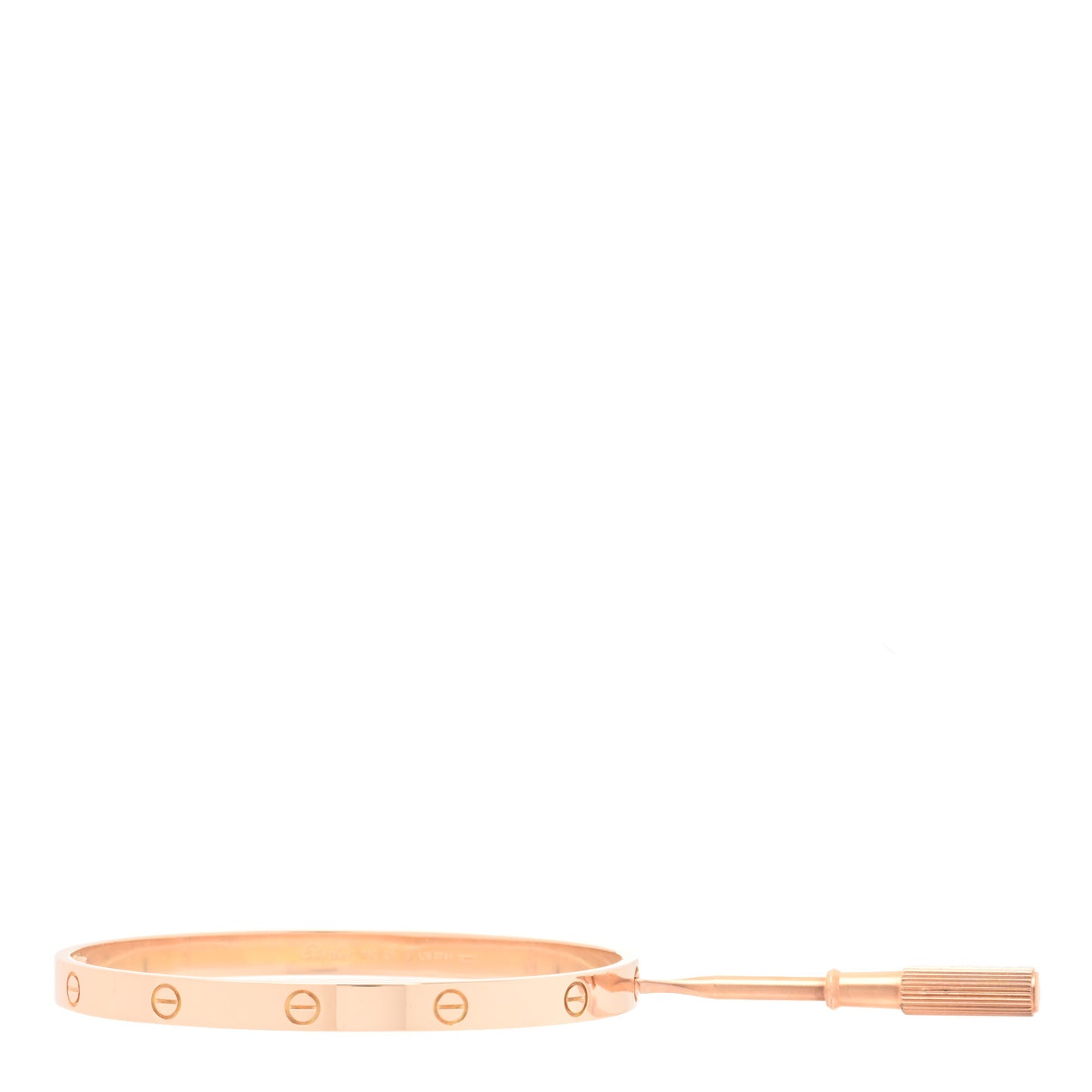 18K Pink Gold LOVE Bracelet 21