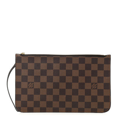 Louis Vuitton Damier Ebene Neverfull MM GM Pochette 1 of 6