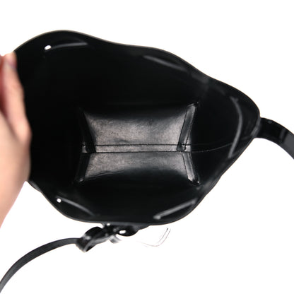 Mansur Gavriel Patent Calfskin Mini Mini Bucket Bag Black 5 of 14