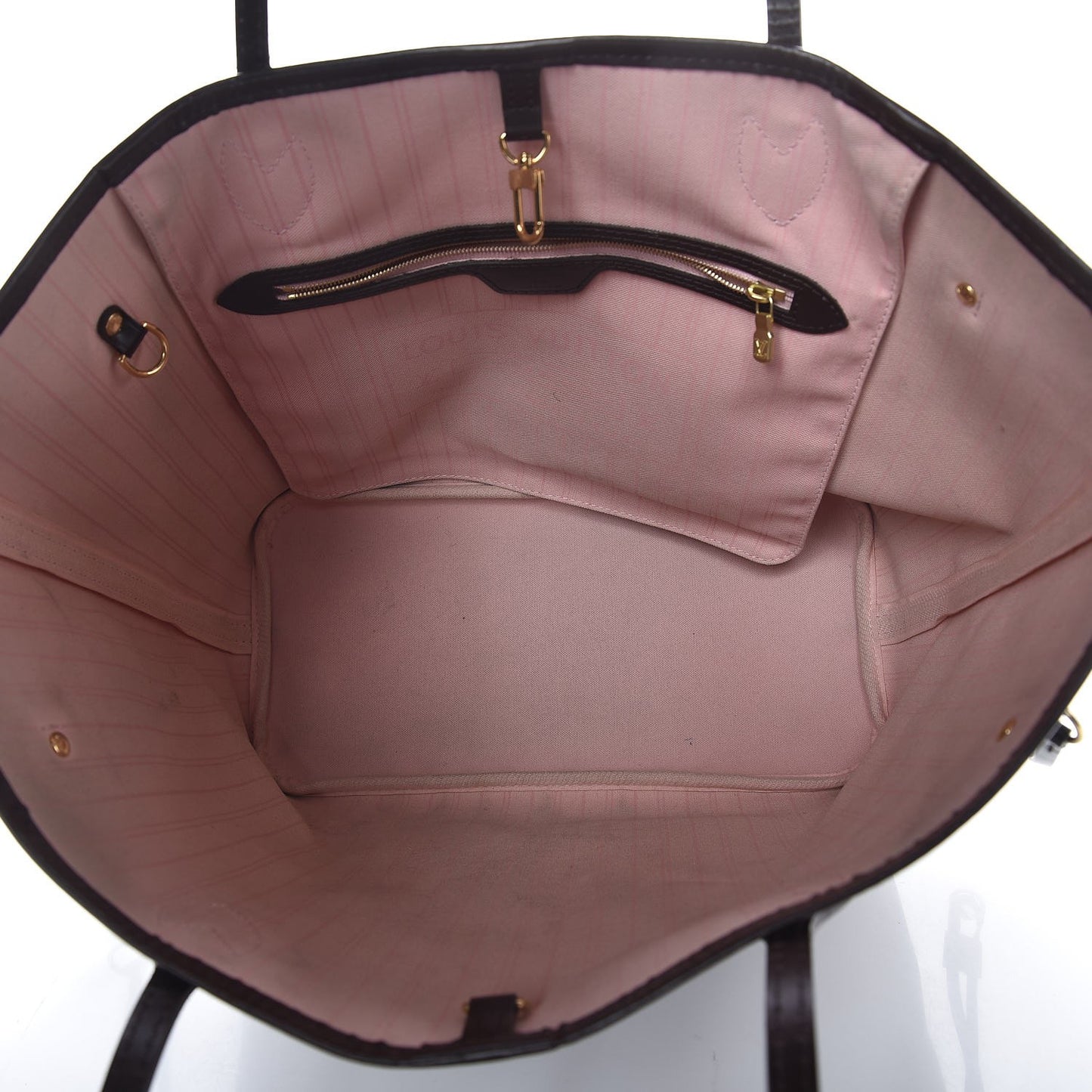 Damier Ebene Neo Neverfull MM Rose Ballerine