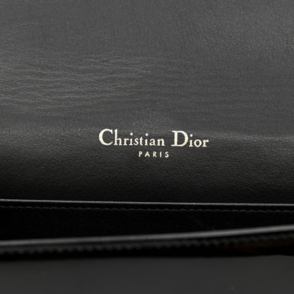 Christian Dior Patent Cannage Lady Dior Chain Wallet Black 7 of 11