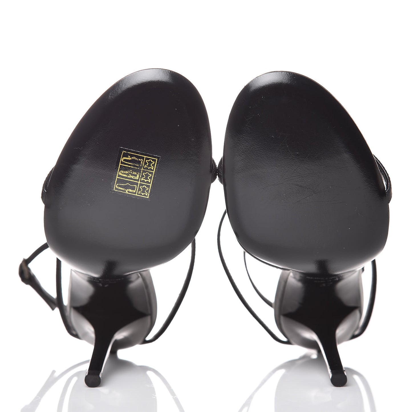 Calfskin Cassandra 110 Sandals 37 Black